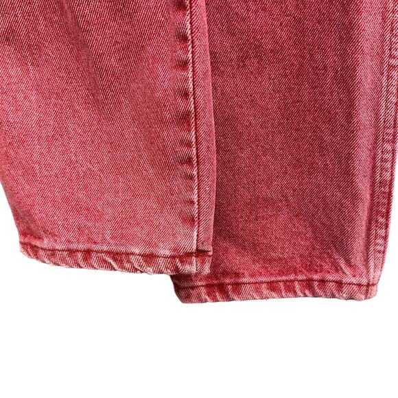VTG Wrangler Jeans 26x32 Western Bareback Red High Waisted Cowgirl Rodeo USA 90s - Picture 9 of 16